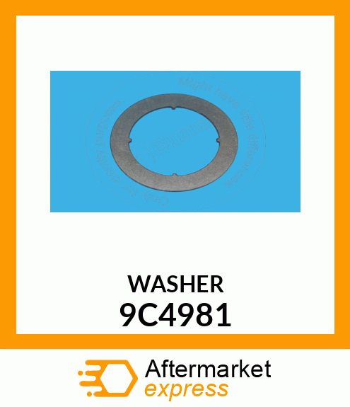 WASHER 9C4981