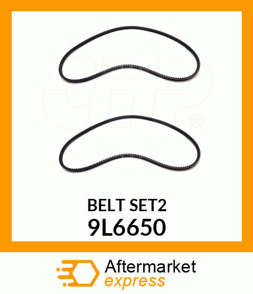 V-BELT SET 9L6650