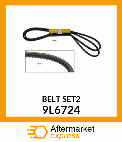 VEE BELT SET 9L6724