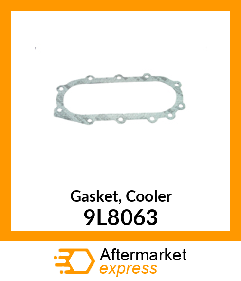 Gasket, Cooler 9L8063
