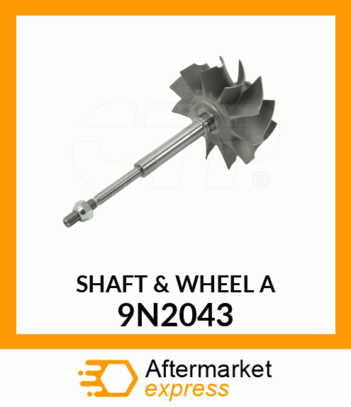 WHEEL W/SHAFT 9N2043