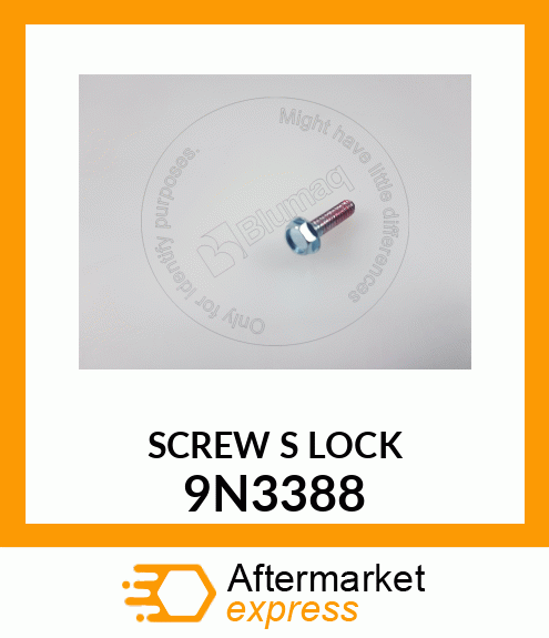 SCREW-S-LO 9N3388