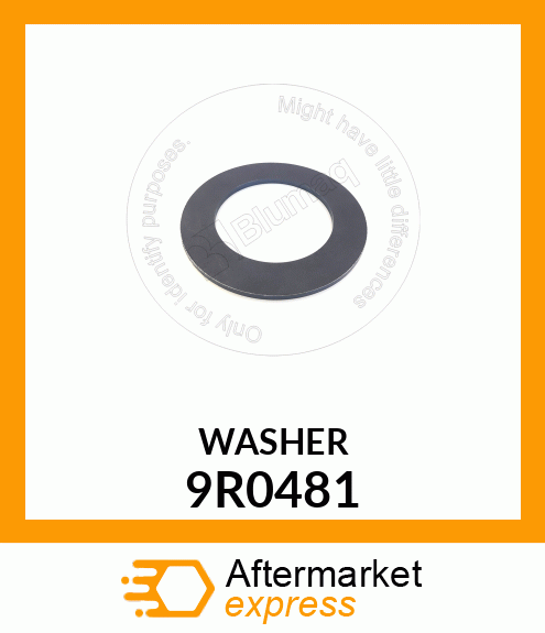 WASHER 9R0481