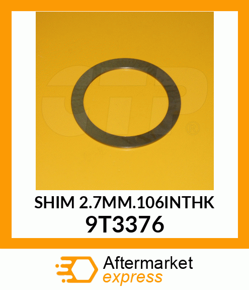SHIM 2.7MM(.106IN)THK 9T3376