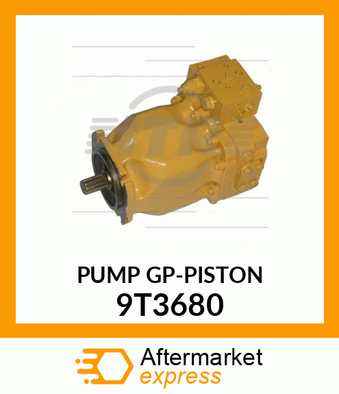 PUMP - HYDRAULIC D6H/R 9T3680