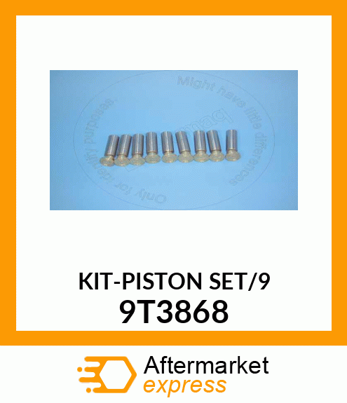 PISTON KIT (9 PISTONS) 9T3868