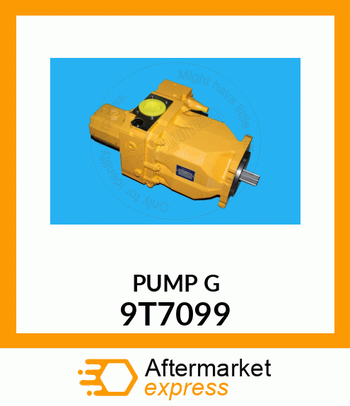 PUMP - HYDRAULIC D6H/R 9T7099