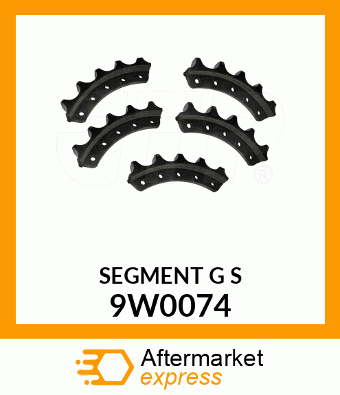 SEGMENT GRP (5 PCS) - D8N CR4 9W0074