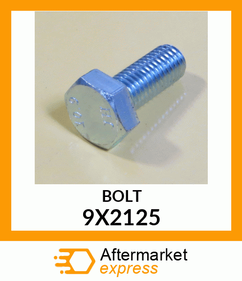 BOLT 9X2125