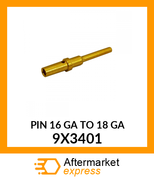 PIN (16 GA TO 18 GA) 9X3401