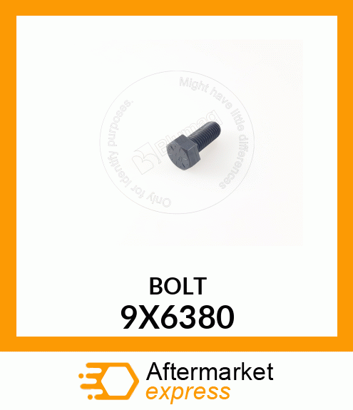 BOLT 9X6380