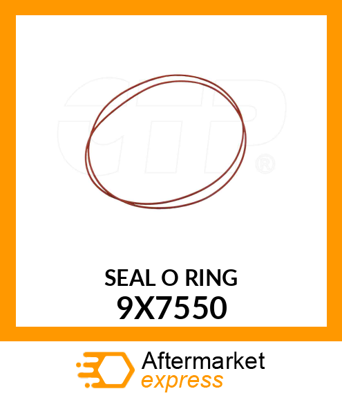 SEAL O RING 9X7550