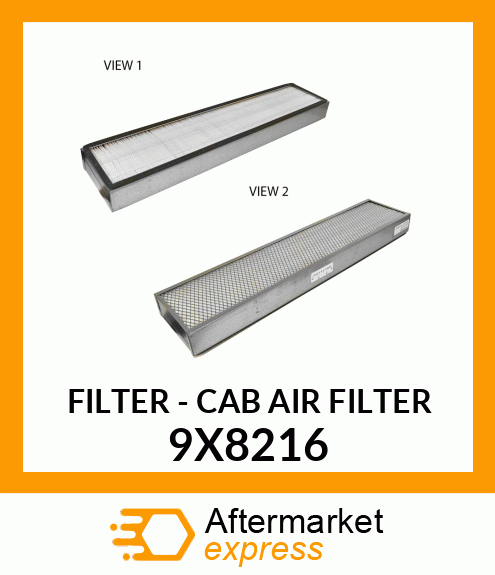 FILTER - CAB AIR FILTER 9X8216