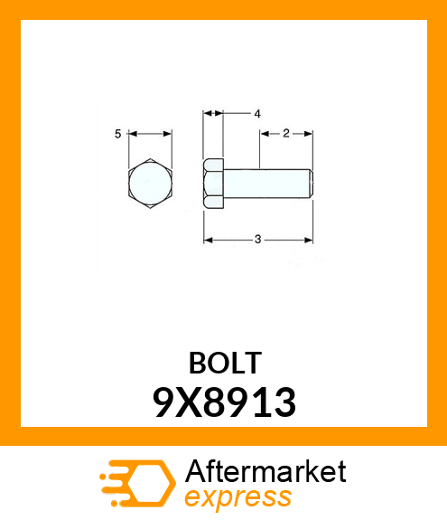 BOLT 9X8913