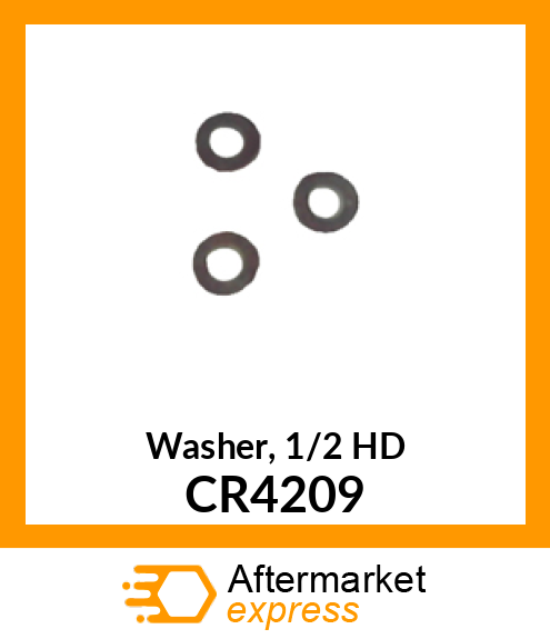 Washer, 1/2 HD CR4209