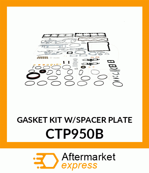 GASKET KIT W/SPACER PLATE CTP950B