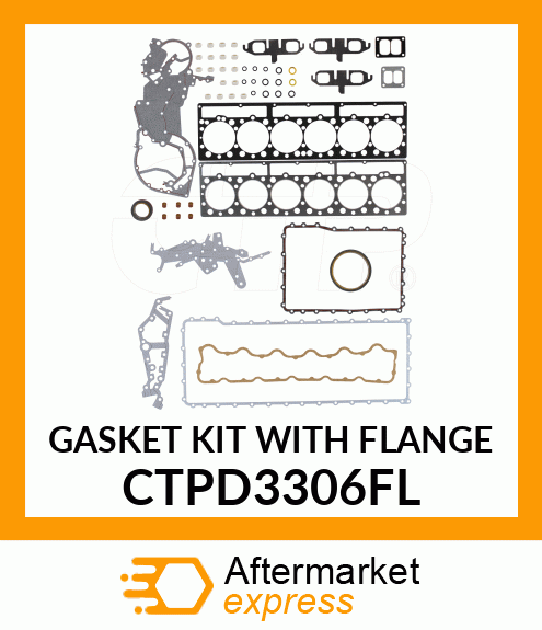 GASKET KIT WITH FLANGE CTPD3306FL