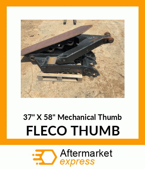 37" X 58" Mechanical Thumb FLECO-THUMB