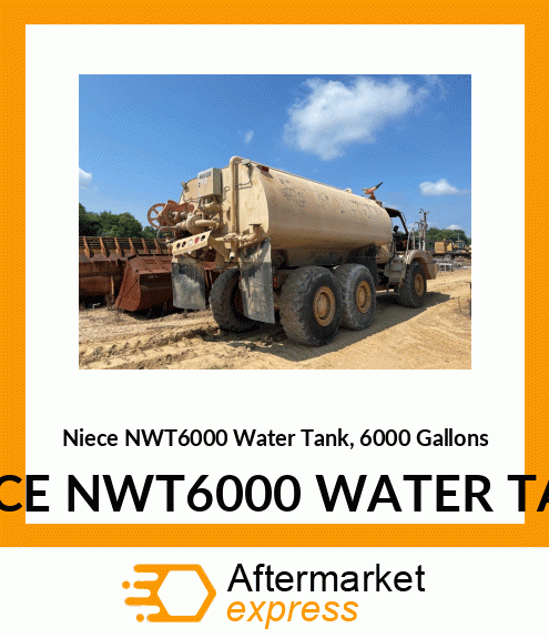 NieceNWT6000WaterTank,6000Gallons NIECE NWT6000 WATER TANK