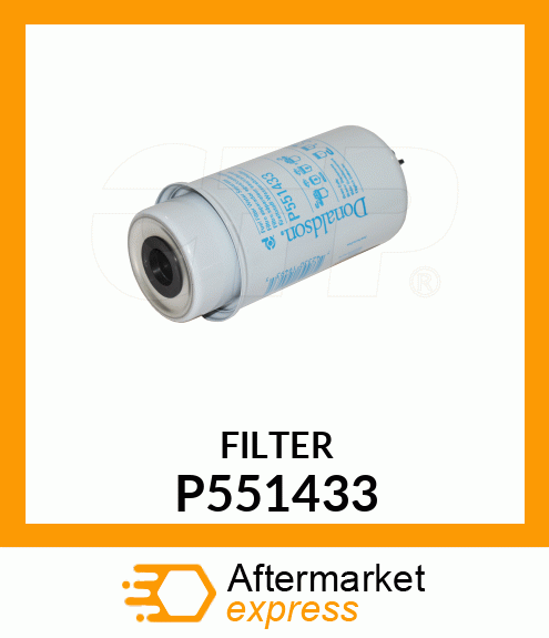 2289130 FUEL/WATER SEPARATOR CARTRIDGE P551433