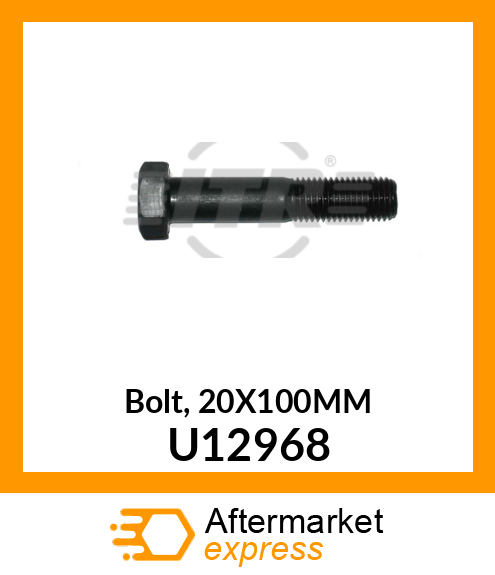 Bolt, 20X100MM U12968