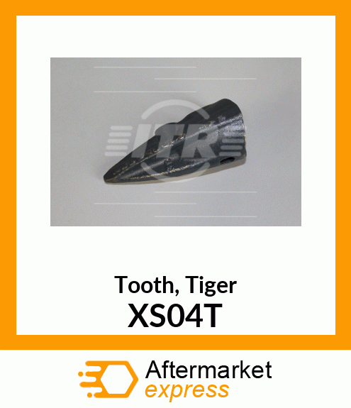 Tooth, Tiger XS04T