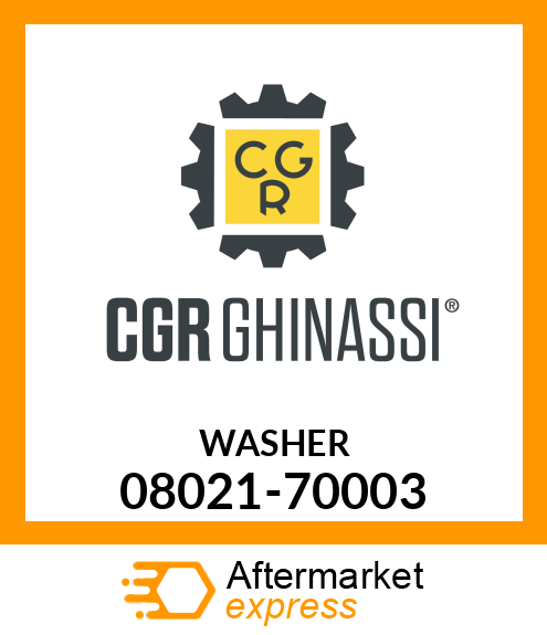 WASHER 08021-70003