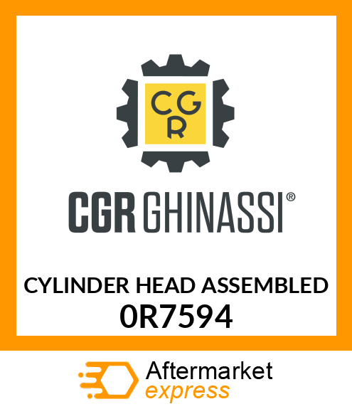 CYLINDER HEAD ASSEMBLED 0R7594