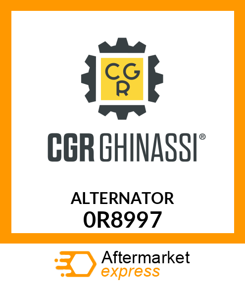 ALTERNATOR 0R8997