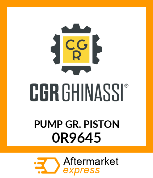 PUMP GR. PISTON 0R9645