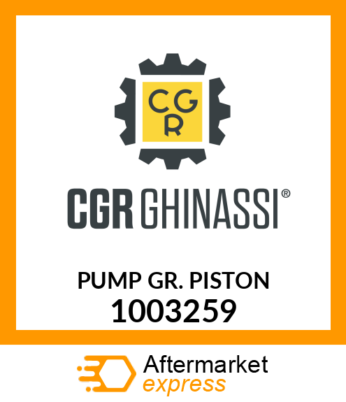 PUMP GR. PISTON 1003259