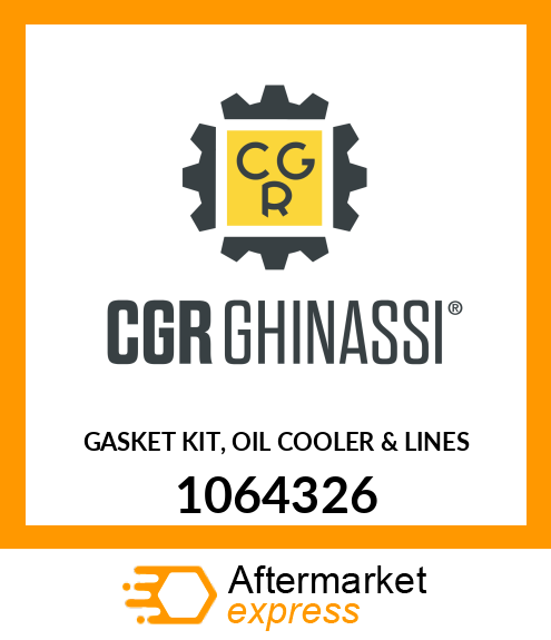 GASKET KIT, OIL COOLER & LINES 1064326