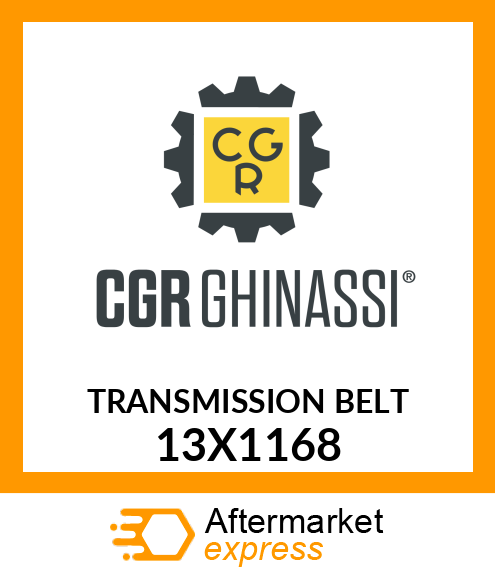 TRANSMISSION BELT 13X1168