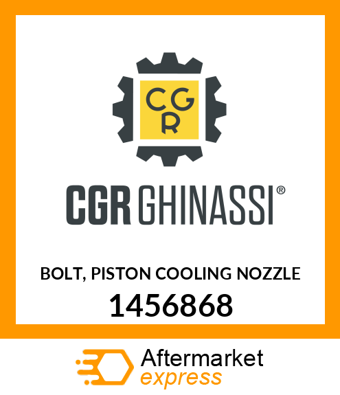 BOLT, PISTON COOLING NOZZLE 1456868