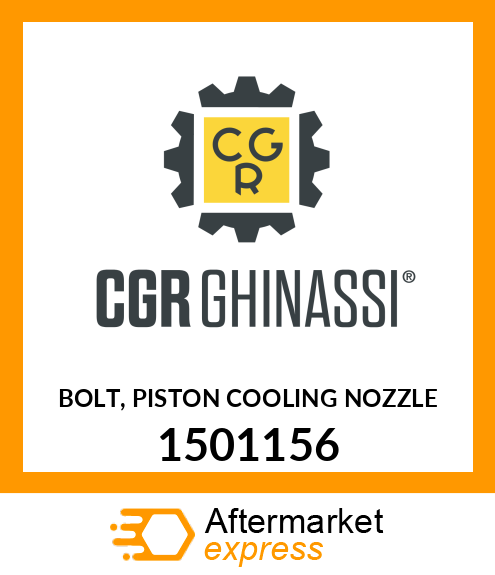 BOLT, PISTON COOLING NOZZLE 1501156