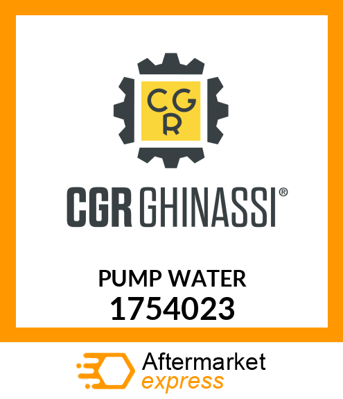 PUMP WATER 1754023