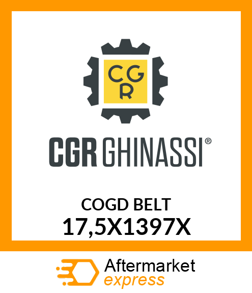 COGD BELT 17,5X1397X