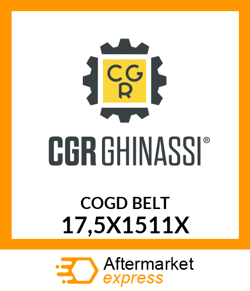 COGD BELT 17,5X1511X