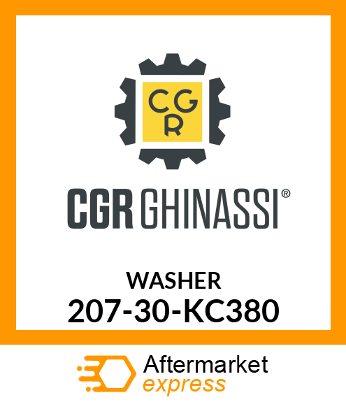 WASHER 207-30-KC380