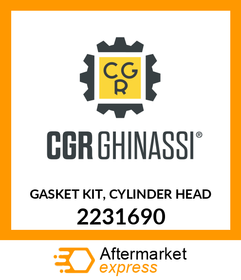 GASKET KIT, CYLINDER HEAD 2231690