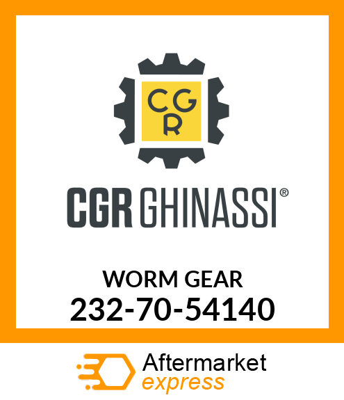 WORM GEAR 232-70-54140