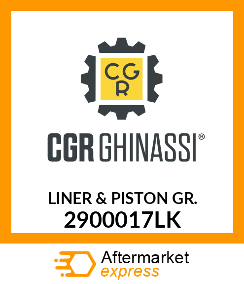 LINER & PISTON GR. 2900017LK