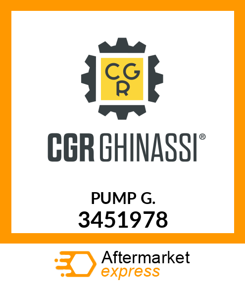 PUMP G. 3451978