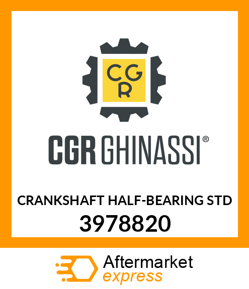 CRANKSHAFT HALF-BEARING STD 3978820