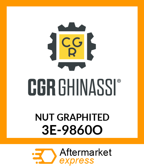 NUT GRAPHITED 3E-9860O