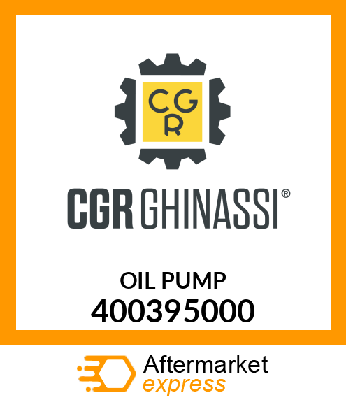 OIL PUMP 400395000