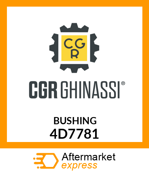 BUSHING 4D7781