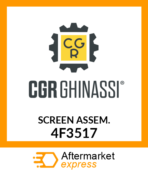 SCREEN ASSEM. 4F3517