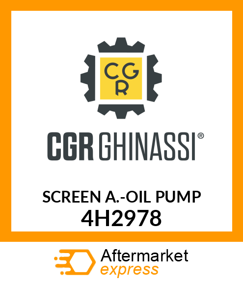 SCREEN A.-OIL PUMP 4H2978