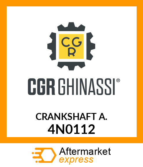 CRANKSHAFT A. 4N0112